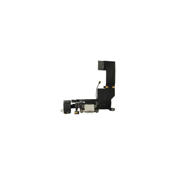 Charging Dock / Headphone Jack Flex for iPhone 5S (Silver)