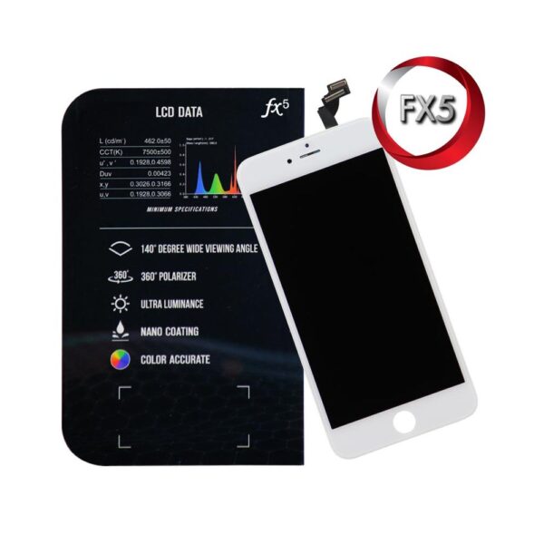 Aftermarket LCD Screen and Digitizer Assembly for iPhone 6 Plus (White)