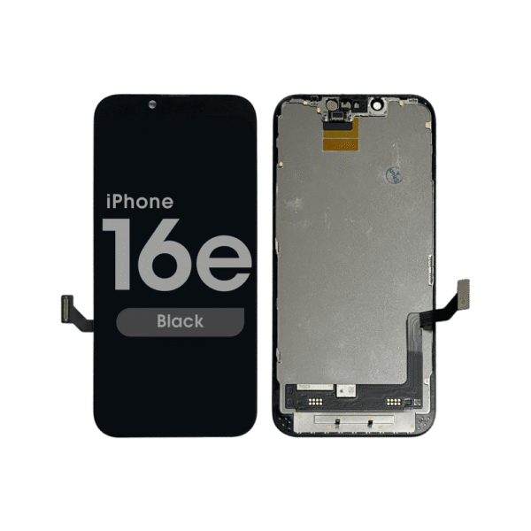 OLED Screen and Digitizer Assembly for iPhone 16e (Pairable) (Black)