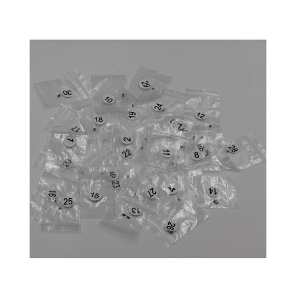 (5 Pack) Bulk Screw Sets w/ Screw Position Map for iPhone 6 Plus