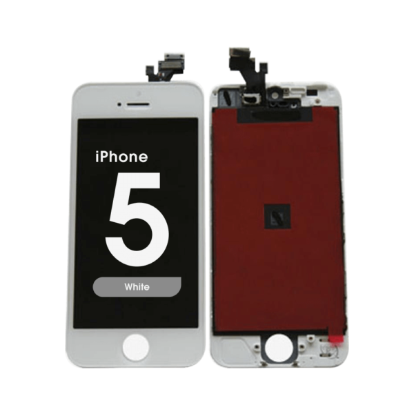 Aftermarket LCD Screen and Digitizer Assembly for iPhone 5 (White)