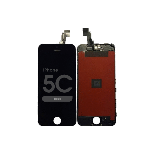 Aftermarket LCD Screen and Digitizer Assembly for iPhone 5C (Black)