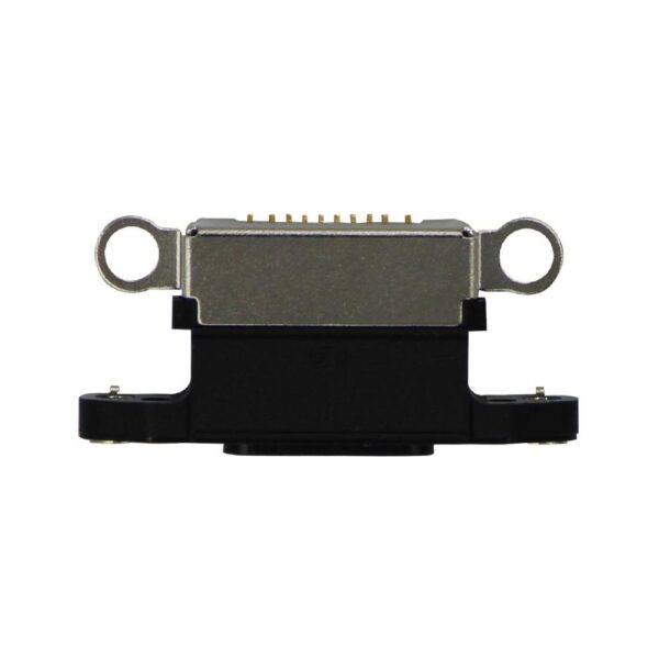 (10 Pack) Charging Port Only for iPhone 12 / 12 Pro (Soldering Required) (Black / Graphite)