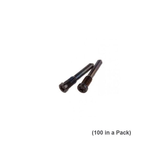 (100 Pack) Bottom Screw Set for iPhone XR (Black / Space Gray)