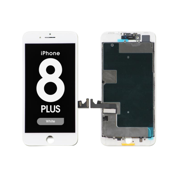 LCD Screen and Digitizer Assembly for iPhone 8 Plus (White)