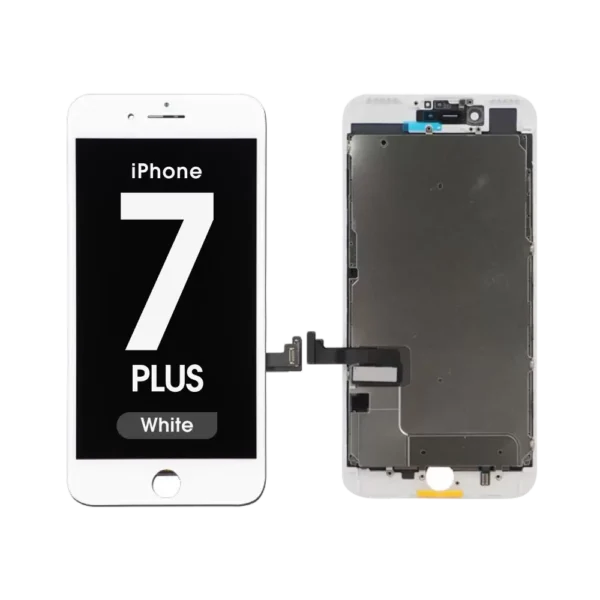 LCD Screen and Digitizer Assembly for iPhone 7 Plus (White)