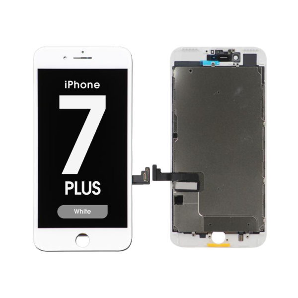 LCD Screen and Digitizer Assembly for iPhone 7 Plus (White)