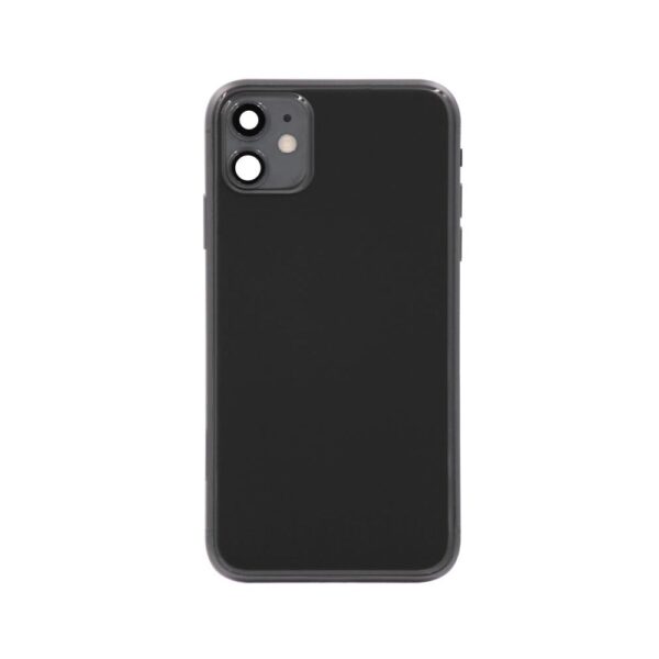 Back Housing for iPhone 11 (No Logo) (Black)