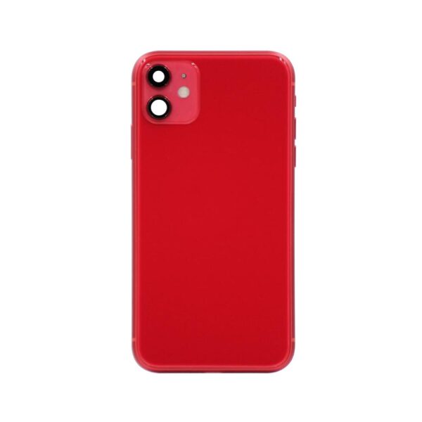 Back Housing for iPhone 11 (No Logo) (Red)
