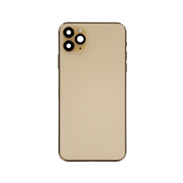 Back Housing for iPhone 11 Pro Max (No Logo) (Gold)