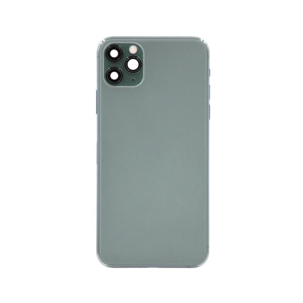 Back Housing for iPhone 11 Pro Max (No Logo) (Midnight Green)