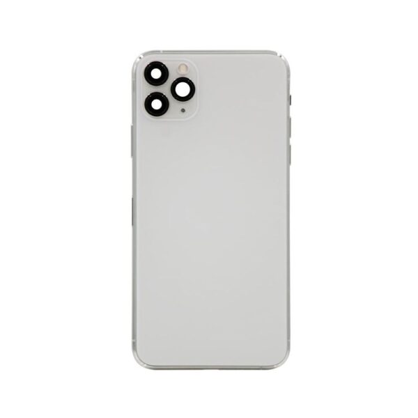 Back Housing for iPhone 11 Pro Max (No Logo) (Silver)