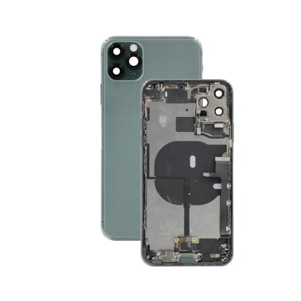 Back Housing for iPhone 11 Pro Max (Grade B Plus) (Matte Midnight Green)