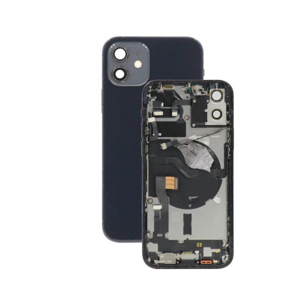 Back Housing for iPhone 12 (Grade A) (US Version) (Black)