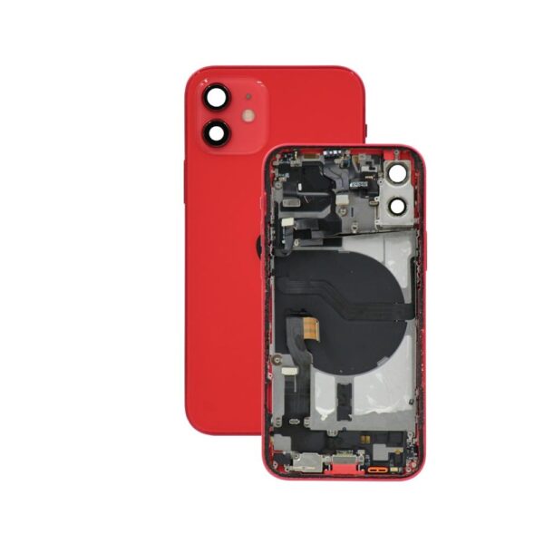 Back Housing for iPhone 12 (Grade A) (US Version) (Red)