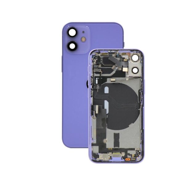 Back Housing for iPhone 12 Mini (Grade A) (US Version) (Purple)