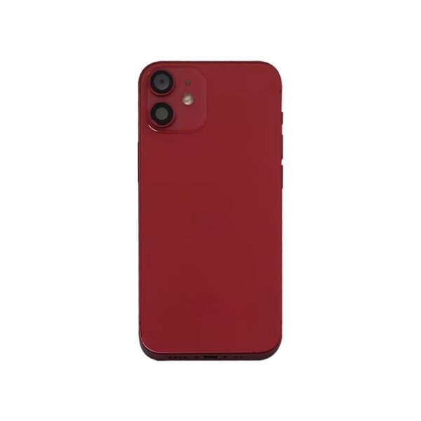 Back Housing for iPhone 12 Mini (Grade A) (US Version) (Red)