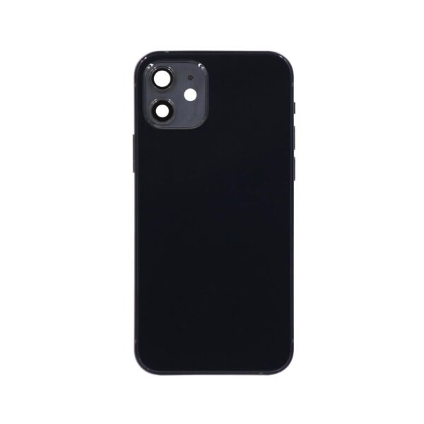 Back Housing for iPhone 12 (No Logo) (Black)