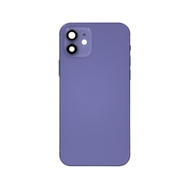 Back Housing for iPhone 12 (No Logo) (Purple)