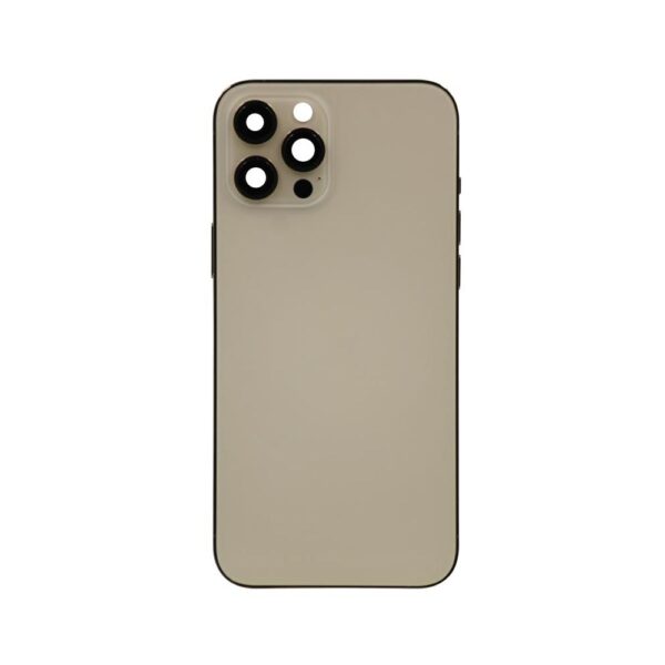 Back Housing for iPhone 12 Pro Max (No Logo) (Gold)