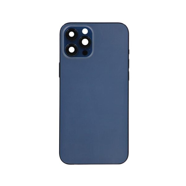 Back Housing for iPhone 12 Pro Max (No Logo) (Pacific Blue)