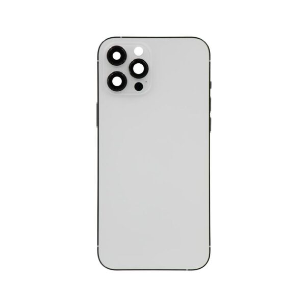 Back Housing for iPhone 12 Pro Max (No Logo) (Silver)