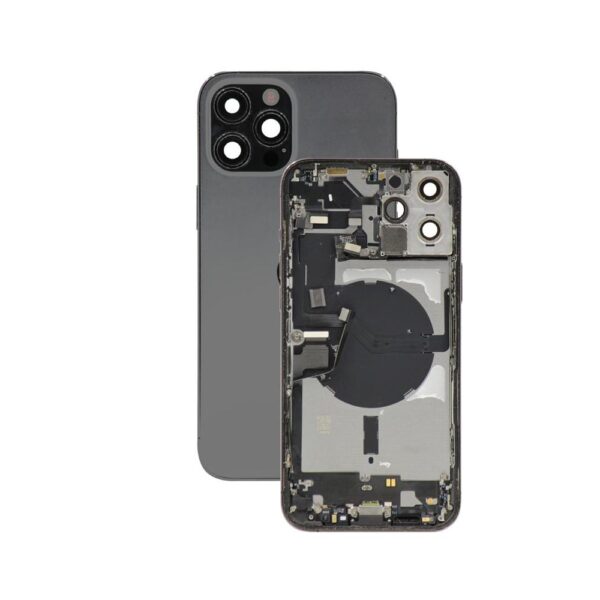 Back Housing for iPhone 12 Pro Max (US Version) (Grade A) (Graphite)