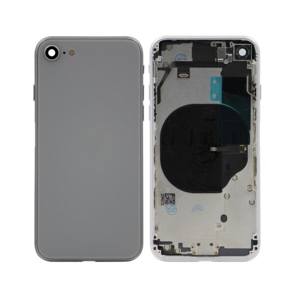 Back Housing for iPhone 8 (No Logo) (Silver)