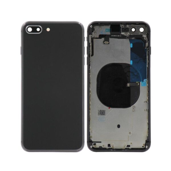 Back Housing for iPhone 8 Plus (No Logo) (Space Gray)