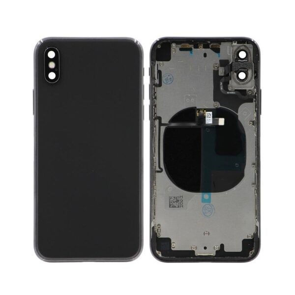 Back Housing for iPhone X (No Logo) (Space Gray)