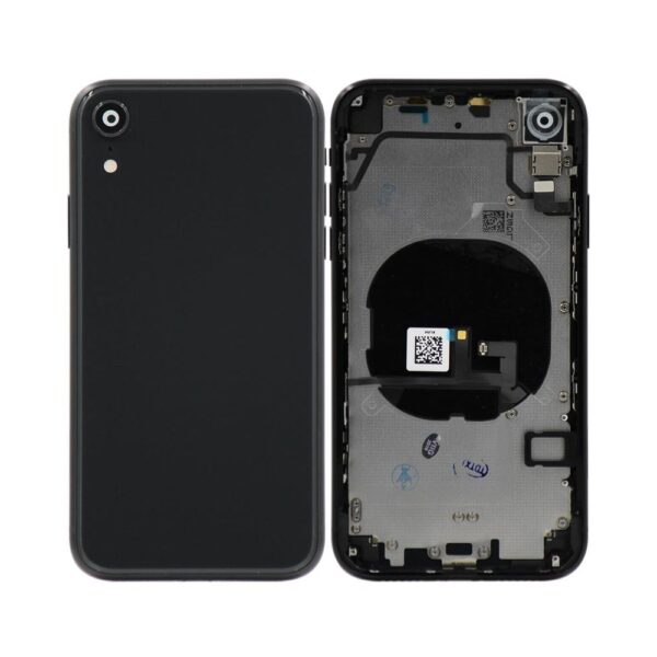 Back Housing for iPhone XR (No Logo) (Black)