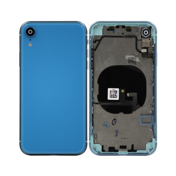 Back Housing for iPhone XR (No Logo) (Blue)
