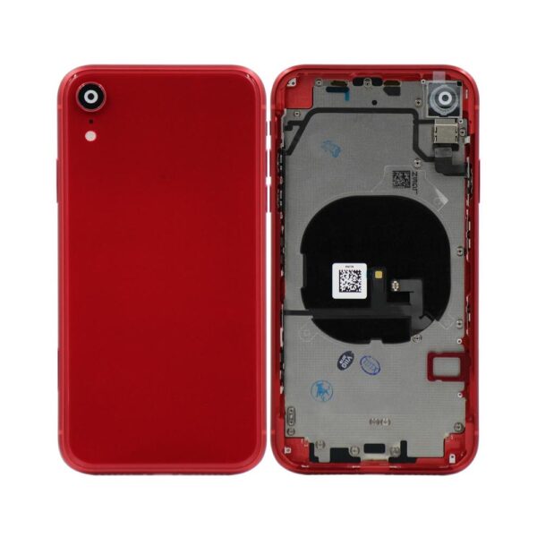 Back Housing for iPhone XR (No Logo) (Red)