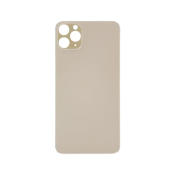 Glass Back Cover for iPhone 11 Pro Max (No Logo) (Gold)