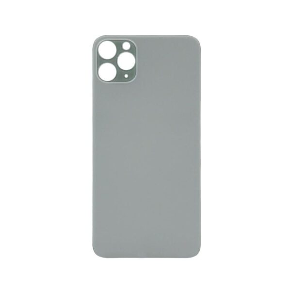 Glass Back Cover for iPhone 11 Pro Max (No Logo) (Midnight Green)