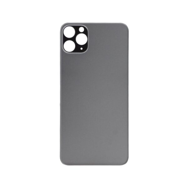 Glass Back Cover for iPhone 11 Pro Max (No Logo) (Space Gray)
