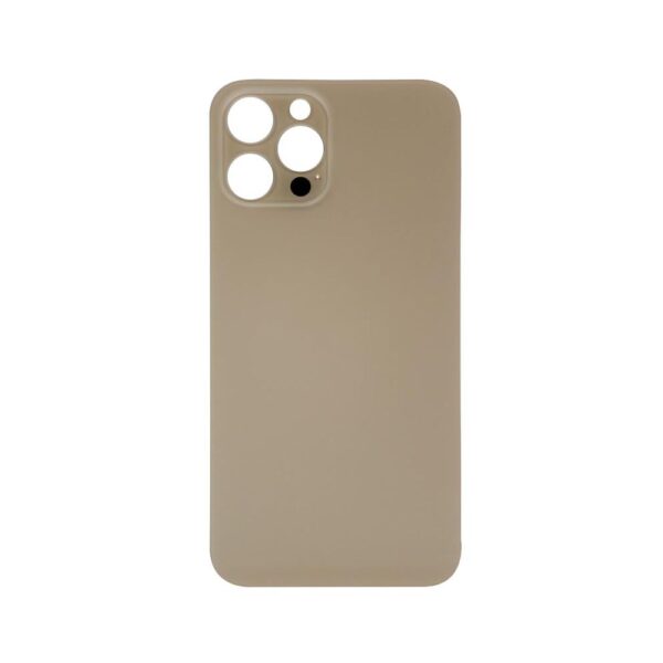 Glass Back Cover for iPhone 12 Pro Max (No Logo) (Gold)