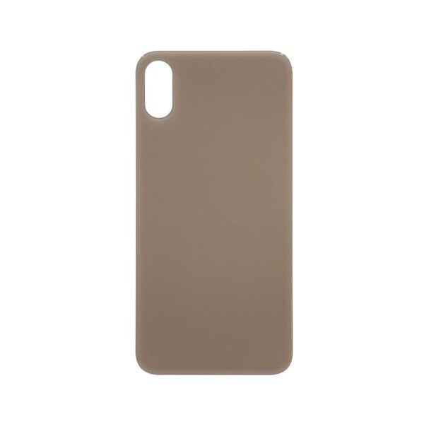 Glass Back Cover for iPhone XS Max (No Logo) (Gold)