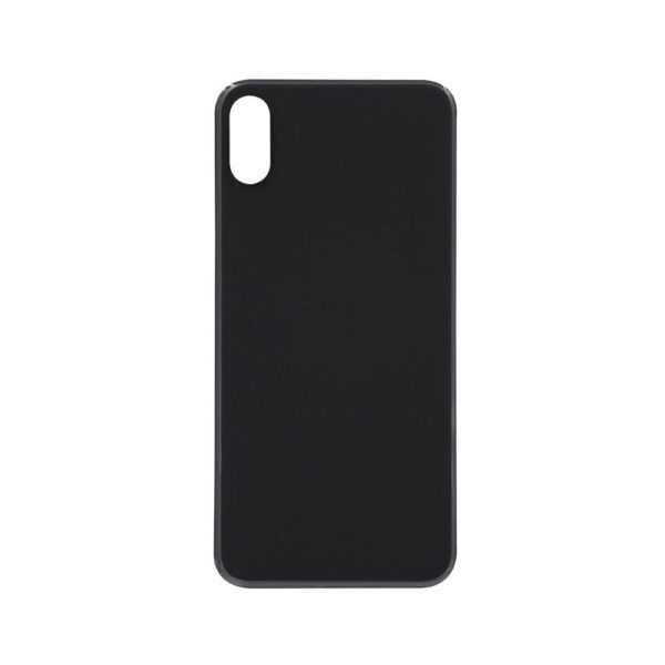 Glass Back Cover for iPhone XS Max (No Logo) (Space Gray)