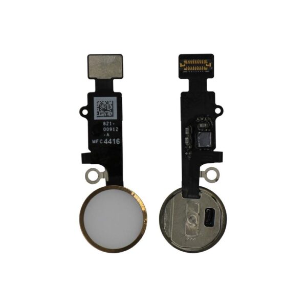(Cosmetic Only) Home Button Flex for iPhone 7 (Gold)
