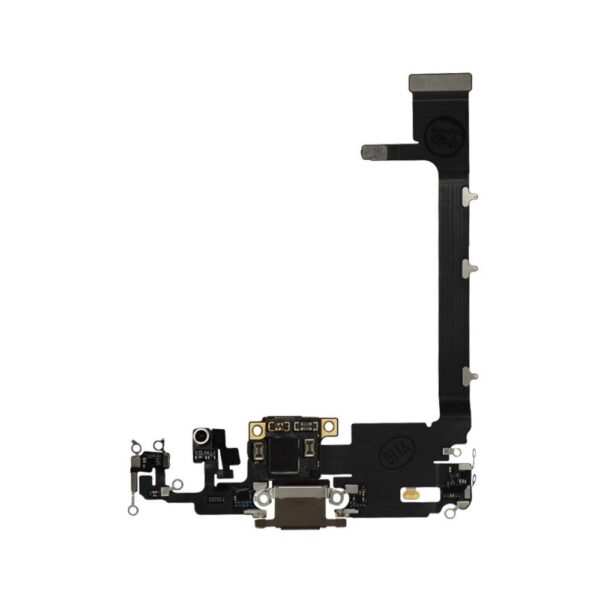 Premium - Charging Dock Flex w/ Board Component for iPhone 11 Pro Max (Gold)