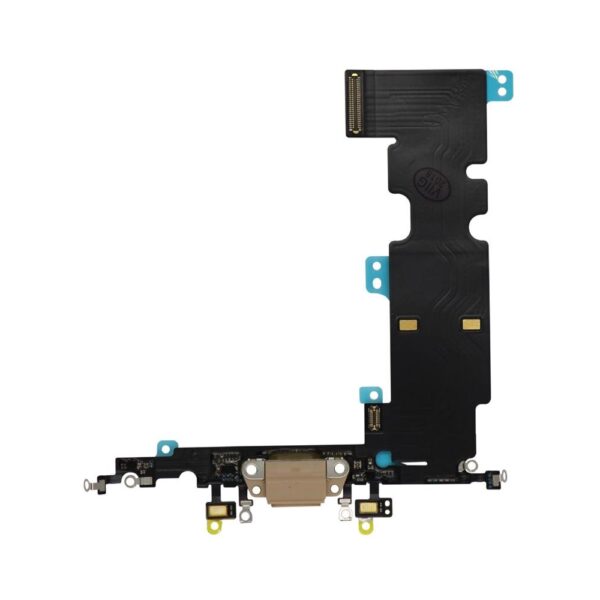 Premium Quality - Charging Dock Flex for iPhone 8 Plus (Gold)