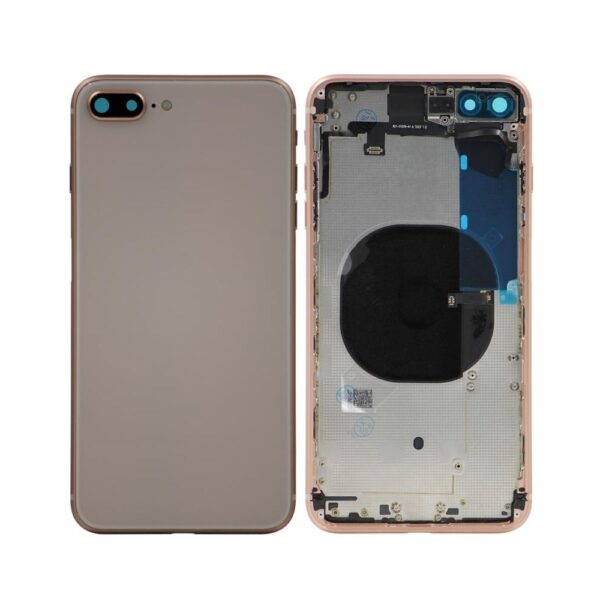 Back Housing for iPhone 8 Plus (No Logo) (Gold)