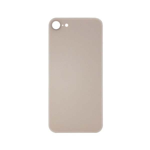 Glass Back Cover for iPhone 8 (No Logo) (Gold)