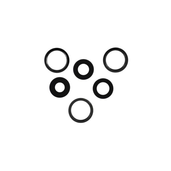 Premium - Rear Camera Lens w/ Rings for iPhone 12 Pro Max (Graphite)