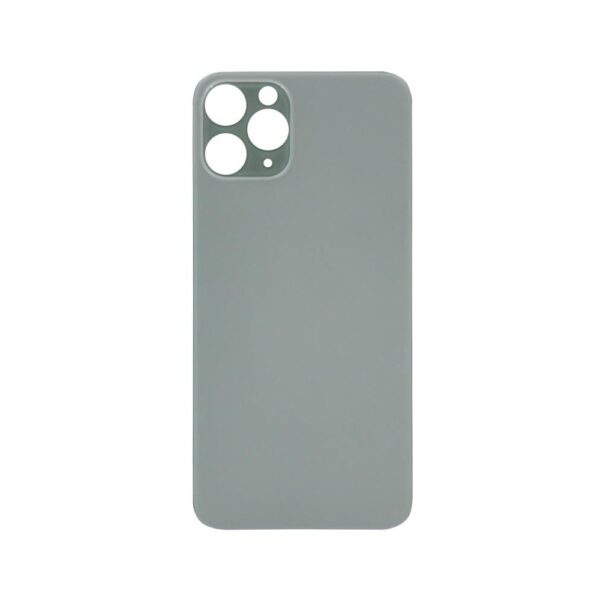 Glass Back Cover for iPhone 11 Pro (No Logo) (Midnight Green)