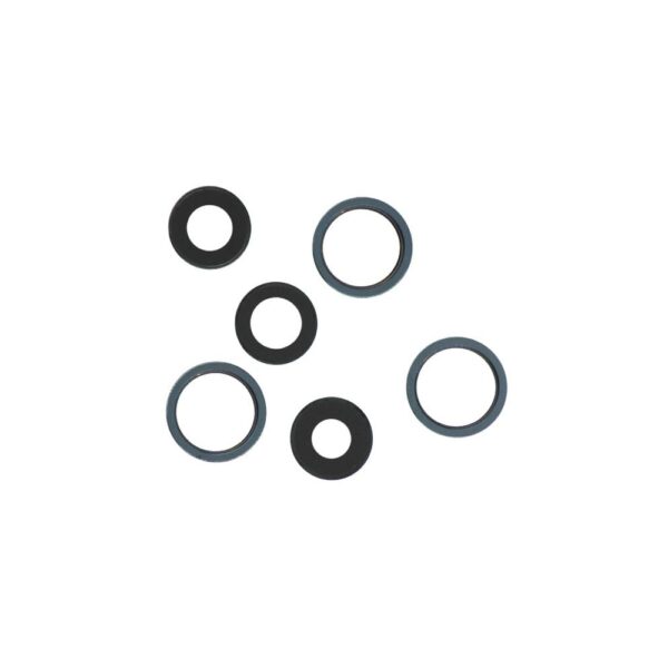 Premium - Rear Camera Lens w/ Rings for iPhone 12 Pro Max (Pacific Blue)