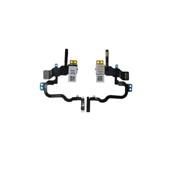 Power Button / Camera Flash LED / Noise Reduction Mic Flex for iPhone X
