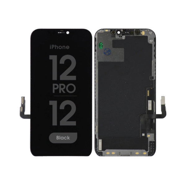 Premium - OLED Screen Assembly for iPhone 12 / 12 Pro (Pairable) (Black)