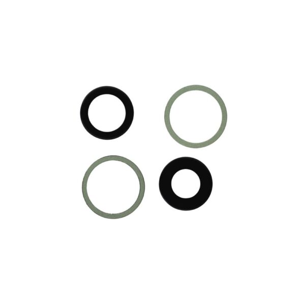 Rear Camera Lens w/ Rings for iPhone 12 Mini (Green)